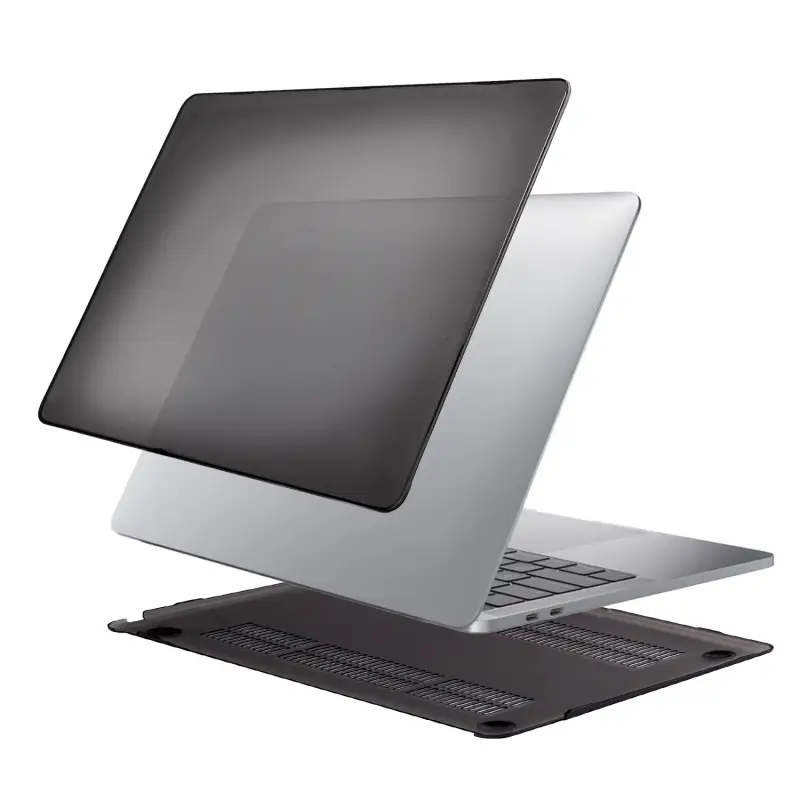 Чехол для MacBook Air 13 (2020/2018) кристалл черный (A1932/A2179/A2337)