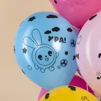 Воздушные шары латексные 12" &laquo;Малышарики&raquo; 5 ст., МИКС, набор 25 шт.