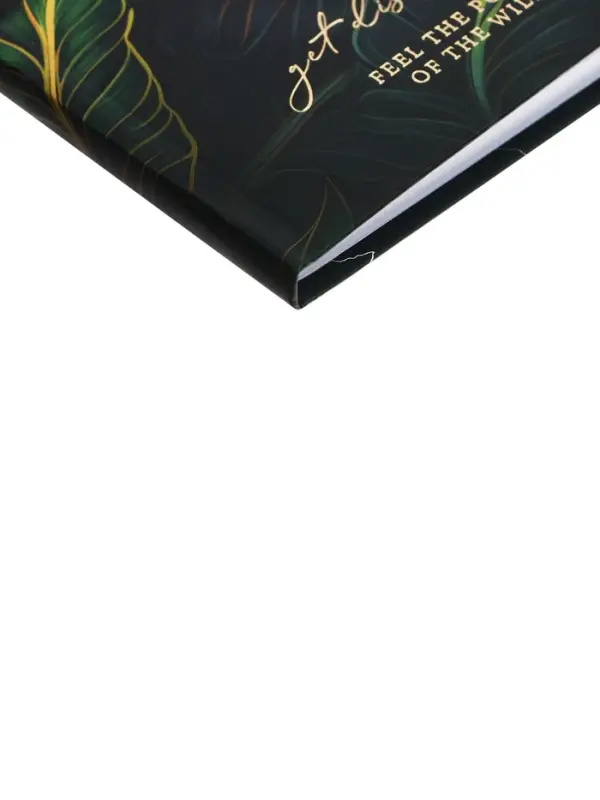 Блокнот А6, 64 листа в клетку Tropic style, твёрдая обложка, матовая ламинация, тиснение фольгой