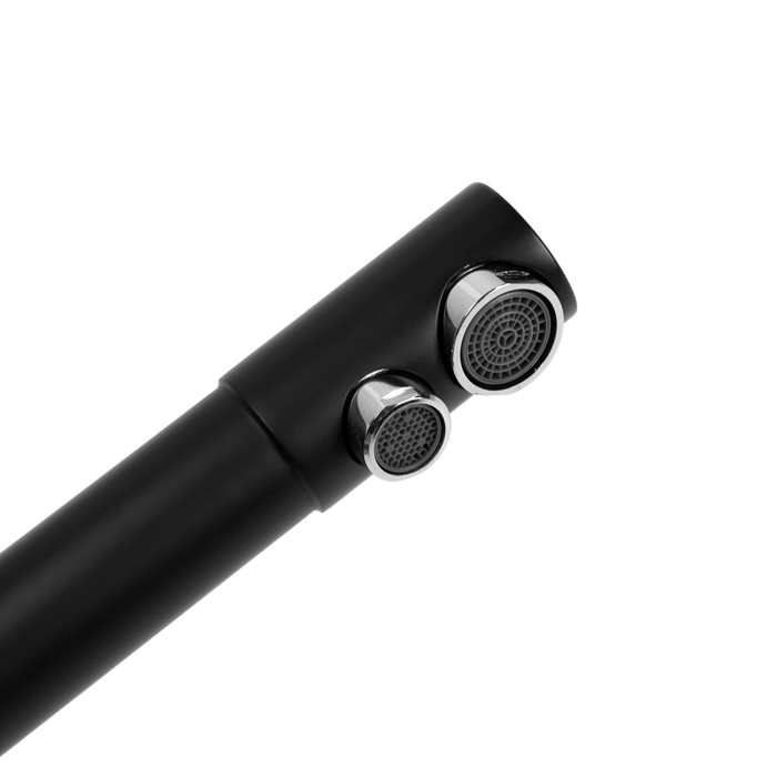 Смеситель для кухни ZEIN Z1303, однорычажный, с выходом для питьевой воды, латунь, черный Смеситель для кухни ZEIN Z1303, однорычажный, с выходом для питьевой воды, латунь, черный