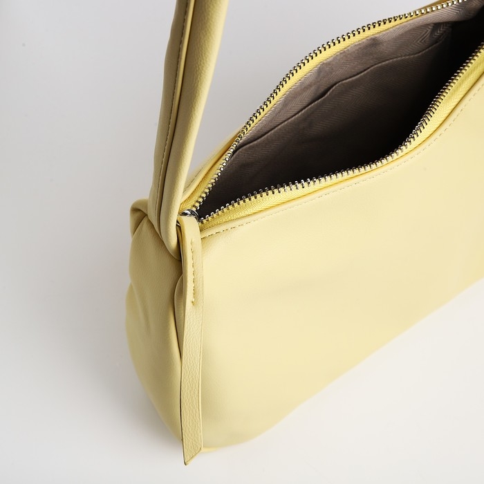 Сумка женская на молнии, цвет жёлтый Сумка женская на молнии, цвет жёлтый