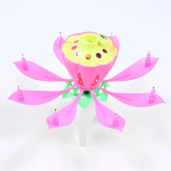 Свеча для торта музыкальная «Тюльпан», розовая, 12×5 см Свеча для торта музыкальная «Тюльпан», розовая, 12×5 см