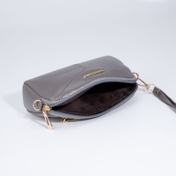 Сумка кросс-боди на молнии, цвет коричневый Сумка кросс-боди на молнии, цвет коричневый