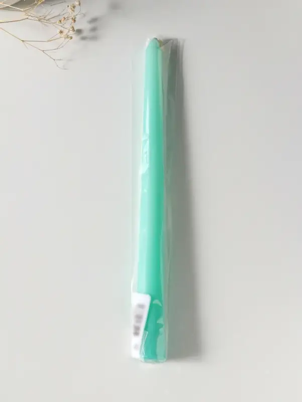 Свеча античная 25 см, 58 г, 7 ч, мятный