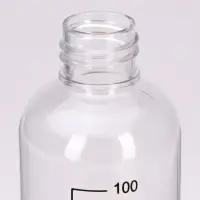 Набор для хранения, 2 предмета, со шкалой деления, 100 мл, белый, прозрачный
