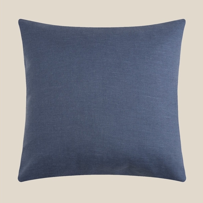 Декоративная наволочка SL Home Linen 40*40 см, цв. синий, 100%лён Декоративная наволочка SL Home Linen 40*40 см, цв. синий, 100%лён