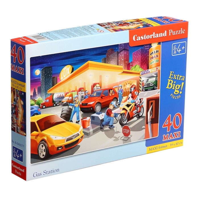 Макси-пазл «Заправка», 40 элементов Макси-пазл «Заправка», 40 элементов
