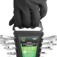 Набор ключей гаечных рожковых на держателе (6-17 мм) (6 предметов) JT KJ1N6P