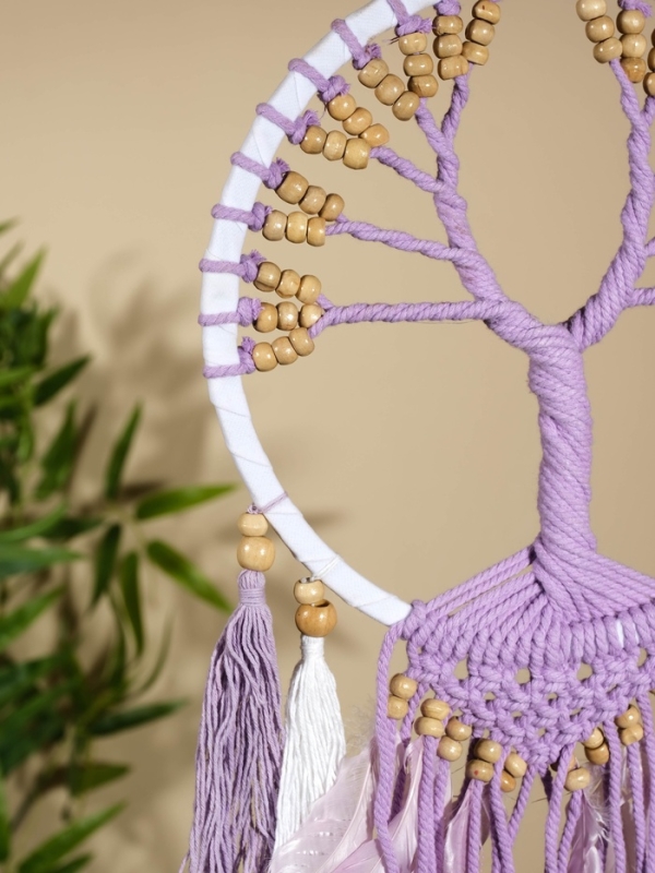 Ловец снов Ловец снов "Лавандовое дерево" 22х60 см.