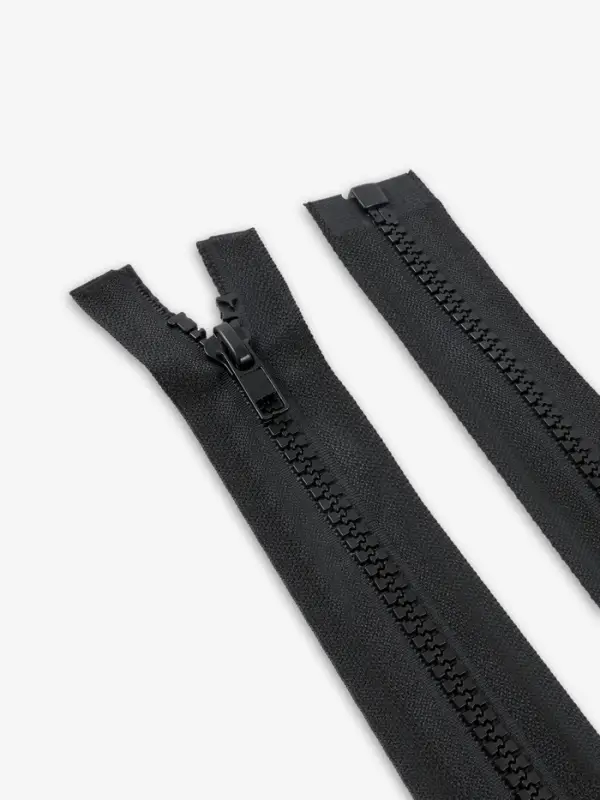 Молния &laquo;Трактор&raquo;, №5, разъёмная, замок автомат, 60 см, чёрная