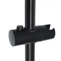 Душевая стойка ZEIN F01, с мыльницей и держателем, черная