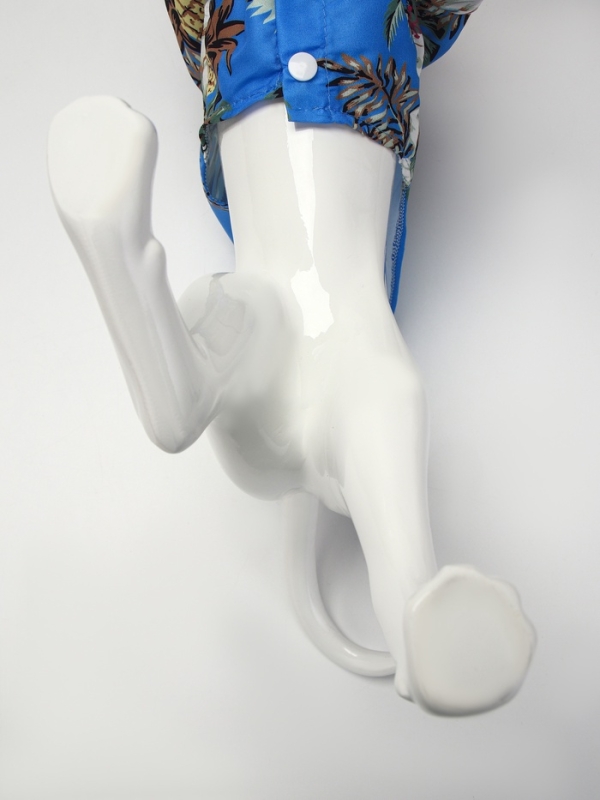 Рубашка для собак  Рубашка для собак "Тропики", L (ДС 28, ОГ 36, ОШ 26 см),голубая