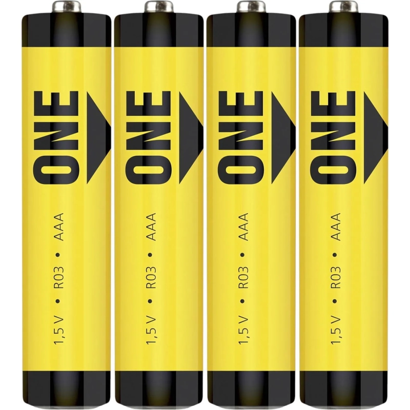Батарейка Smartbuy AAA солевая&nbsp;ONE&nbsp;R03/4S&nbsp;(60/600)&nbsp;(SOBZ-3A04S-Eco) 4шт