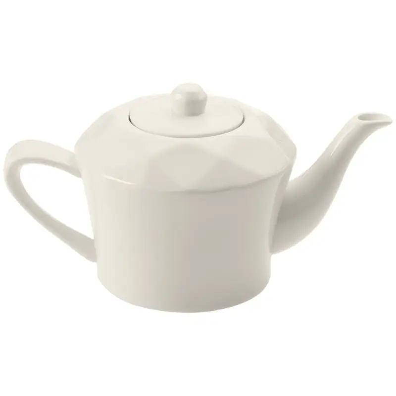 Чайник Diamante Bianco в подарочной коробке, белый