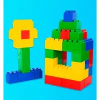 Конструктор строительный XXL, 45 деталей