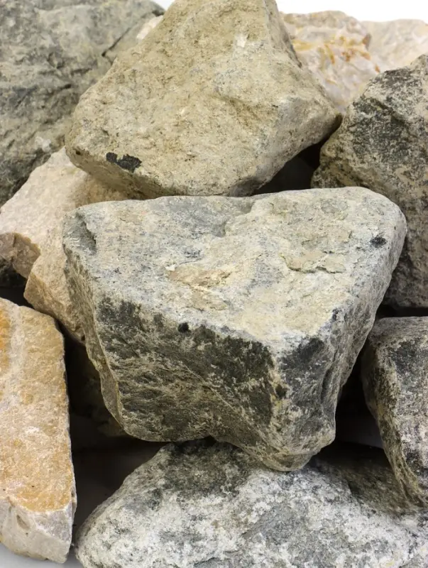 Камни для бани &laquo;Микс&raquo;, дунит, кварцит, талькохлорит, 30 кг, колотые, фракция 7-15 см