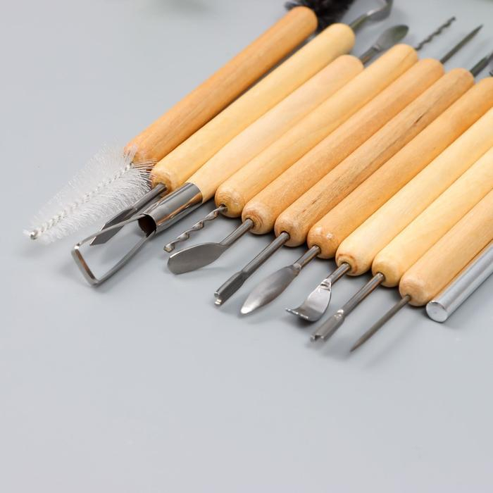 Инструменты для творчества набор 11 шт дерево, металл 17 см 28х11,5 см Инструменты для творчества набор 11 шт дерево, металл 17 см 28х11,5 см