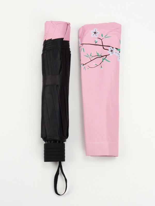 Зонт механический «Сакура», эпонж, 4 сложения, 8 спиц, R = 52/60 см, D = 120 см, цвет МИКС Зонт механический «Сакура», эпонж, 4 сложения, 8 спиц, R = 52/60 см, D = 120 см, цвет МИКС