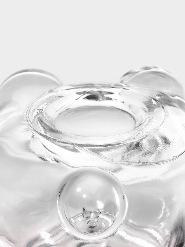 Баночка стеклянная для мёда и варенья «Медвежонок», 170 мл, 7×10 см