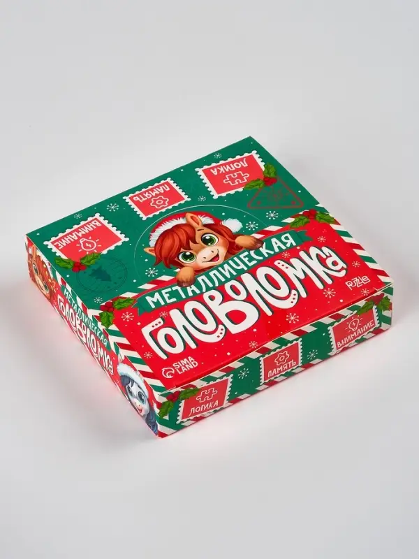 Puzzle Головоломка металлическая, лошадки,  МИКС