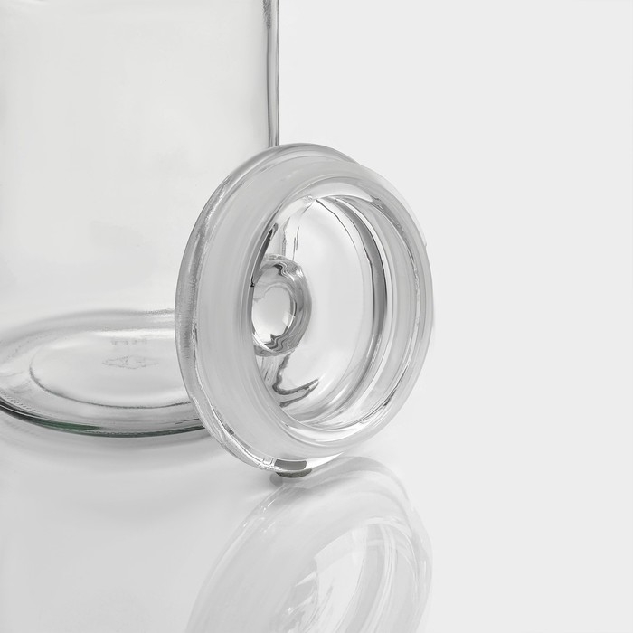 Банка стеклянная для сыпучих продуктов &laquo;Стелла&raquo;, 700 мл, 10&times;18 см