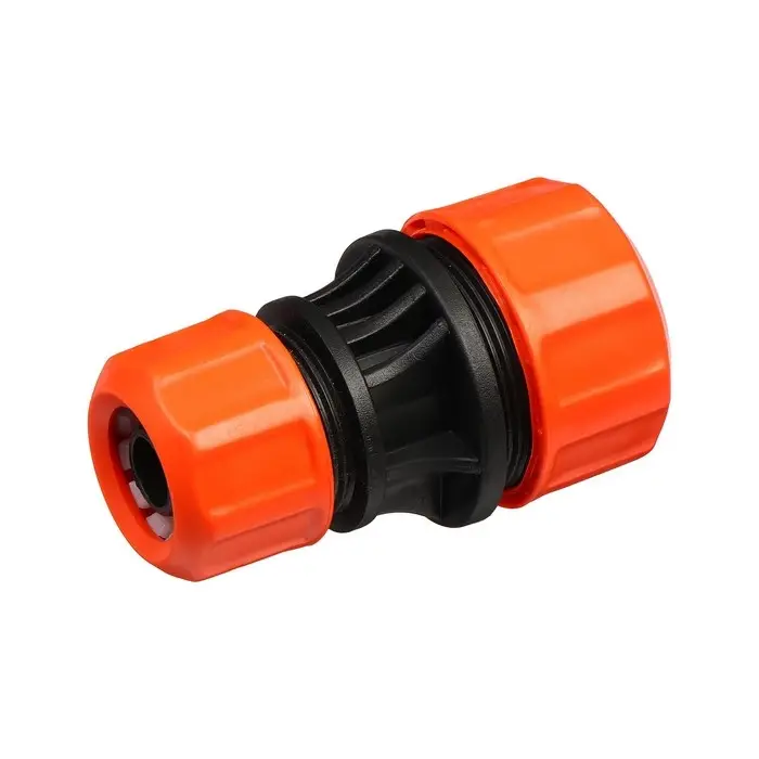 Муфта переходная, для шлангов 1/2 Муфта переходная, для шлангов 1/2" (12 мм) – 3/4" (19 мм), цанговое соединение, пластик, «Жук»