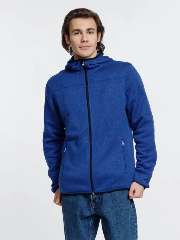 Куртка с капюшоном унисекс Gotland, синяя, размер S Куртка с капюшоном унисекс Gotland, синяя, размер S