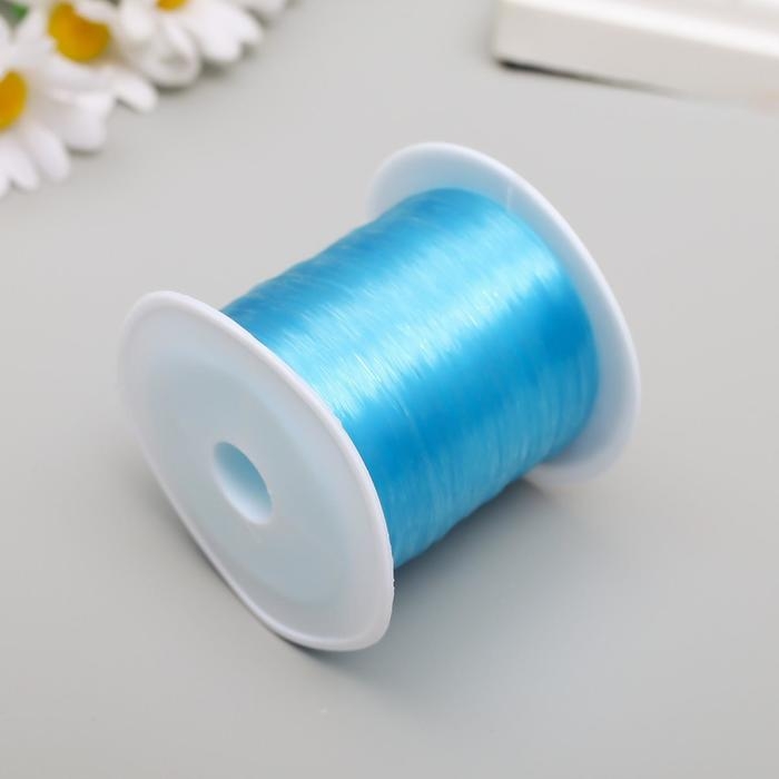 Леска для бисера 0,3 мм 100 м, голубой Леска для бисера 0,3 мм 100 м, голубой