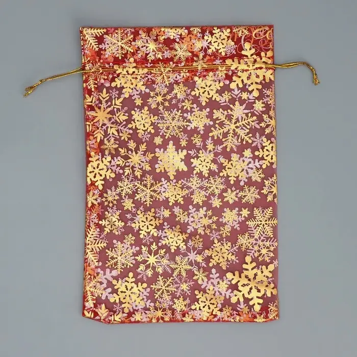 Мешочек подарочный органза «С Новым Годом!», 16 х 24 см +/- 1.5 см Мешочек подарочный органза «С Новым Годом!», 16 х 24 см +/- 1.5 см