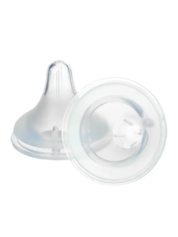 Соска на бутылочку, антиколиковая, 6+ (Х), Mum Effect, широкое горло, 2 шт.