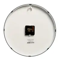 Часы настенные &laquo;Классика&raquo;, плавный ход, d=30.5 см, чёрные