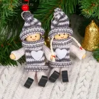 Елочная игрушка &laquo;Уютные куколки&raquo;, МИКС