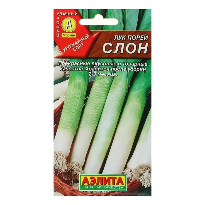 Семена Лук порей  Семена Лук порей "Слон", 0,5 г