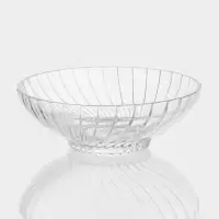 Салатник Paşabah&ccedil;e Bouquet, 1.37 л, d=21.8 см, стекло, прозрачный