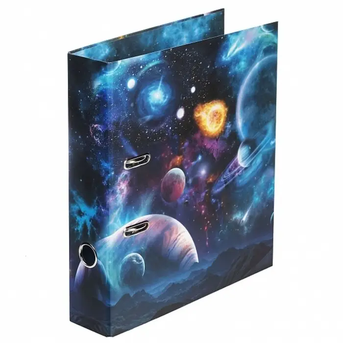 Пaпкa-регистратор А4 70мм Hatber Пaпкa-регистратор А4 70мм Hatber "Космос", матовая ламинация, запечатанный форзац