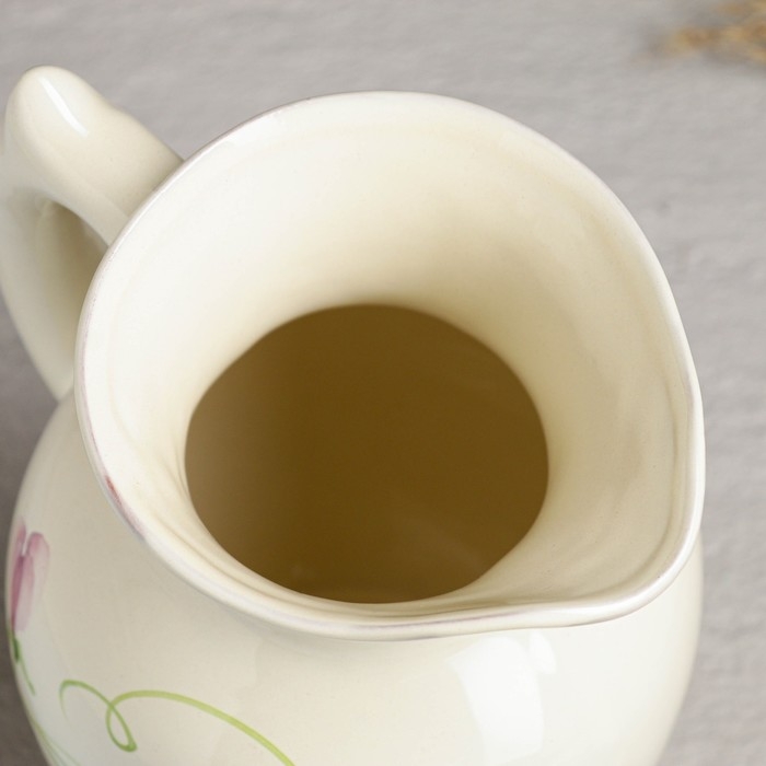 Кувшин Кувшин "Дачный" 1,4л / 22,5х13,5см, горошек