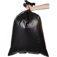 Мешки для мусора ПВД 120л 40мкм 10шт/рул черные 70х110см_Green Pack