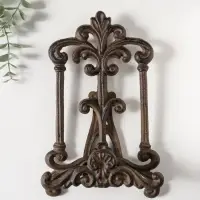 Сувенир чугун "Мольберт королевские вензели" 17х7х27 см