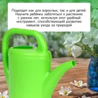 Лейка, 1.5 л, без рассеивателя, носик d=10 мм, зелёная