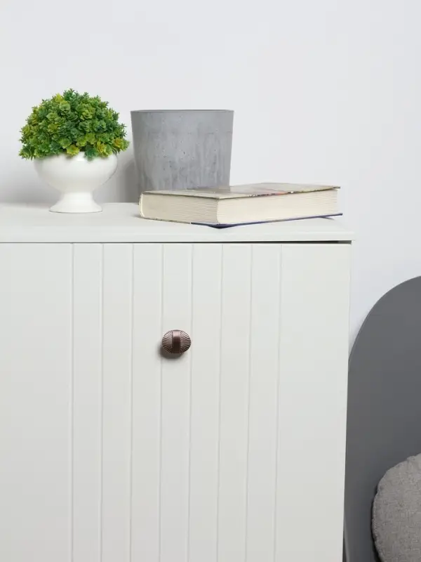 Ручка-кнопка CAPPIO, цинк, d=35 мм, цвет медь