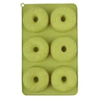 VETTA Форма силиконовая 6 ячеек, 27x16,5x3см "Пончики", 3 цвета