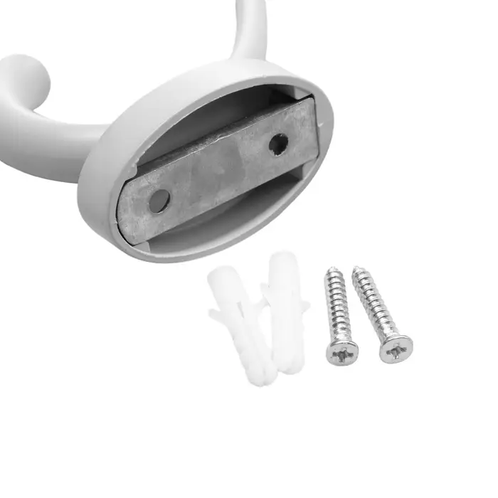 Крючок мебельный CAPPIO USUAL, двухрожковый, цвет лунный серый