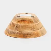 Салатник &laquo;Листья&raquo;, 25&times;25&times;10 см, дерево манго