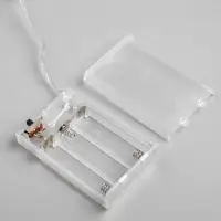 Гирлянда &laquo;Нить&raquo; 3 м с насадками &laquo;Шарики&raquo;, IP20, прозрачная нить, 20 LED, от батареек АА&times;3, свечение мульти