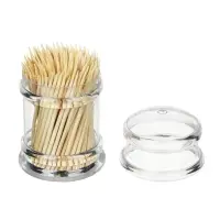 Зубочистки тм VETTA, бамбук, акриловая упаковка, 180шт