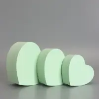 Набор коробок 3 в 1 сердца 22 х 20 х 9;  18.5 х 17 х 7.5; 16 х 14 х 6 см