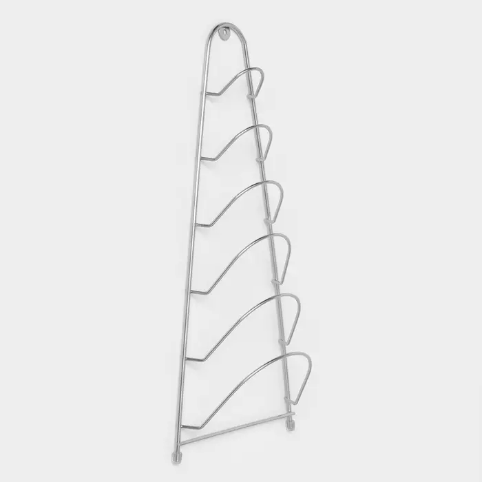 Подставка для крышек подвесная, 19.5&times;9&times;46 см, хром