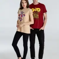 Футболка A God is High, гранатово-красная, размер M