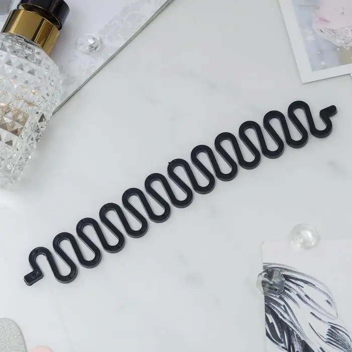 Спиралька для волос для плетения колоска, чёрный Спиралька для волос для плетения колоска, чёрный