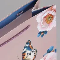 Пакет подарочный ламинированный "Бабочка" 26 х 12 х 32 см